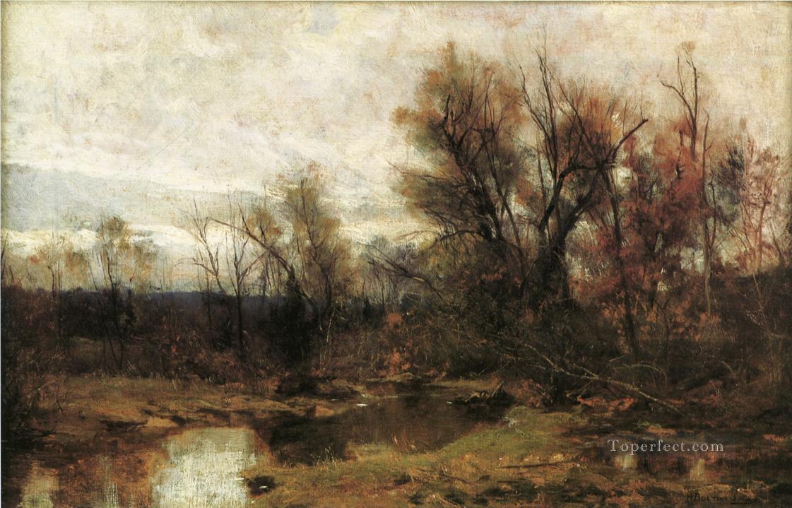 Paisaje invernal paisaje Hugh Bolton Jones Pintura al óleo